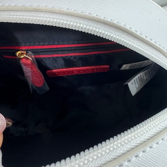 New‎ Tommy Hilfiger Women's Crossbody Bag White Round Circle Purse Handbag - Picture 8 of 14